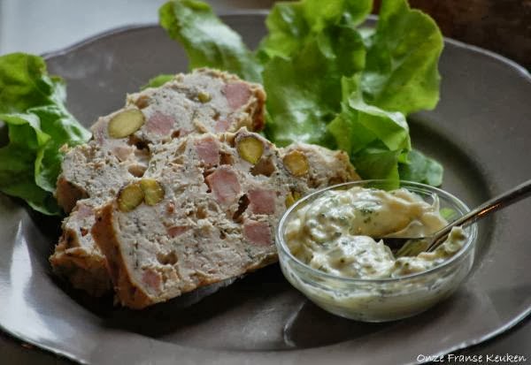 stuk Monopoly Grootte Zelf maken: Kippaté met pistachenoten - Onze Franse keuken